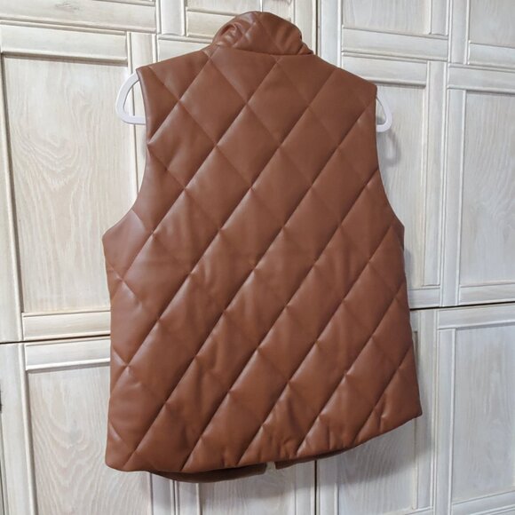 Chico’s Diamond Quilted Vest, size 1 (Small) – NWOT - Picture 8 of 9